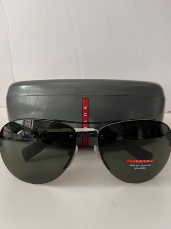 Prada Aviator Pilot Polarized Sunglasses, 62-14-130